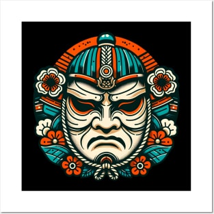 Sumo Wrestler Mask Posters and Art